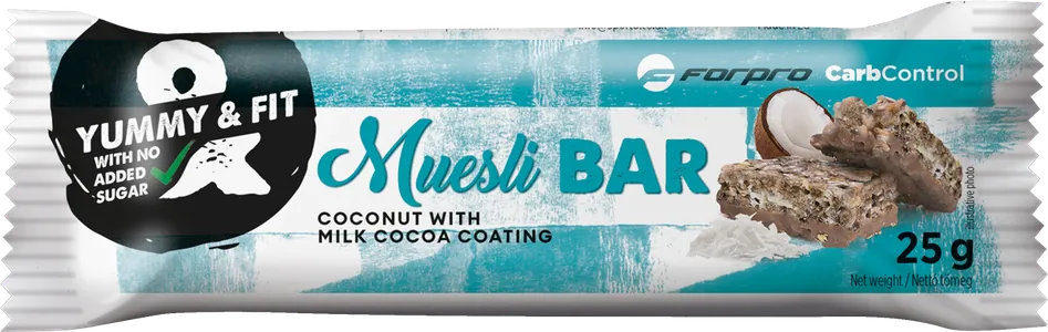 Muesli Bar Coconut with Milk Cocoa Coating