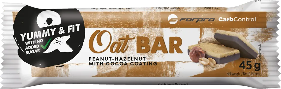 Oat Bar Peanut-hazelnut with Cocoa Coating
