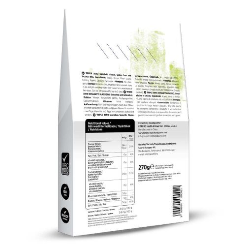 Triple Zero Pasta Spaghetti 5-ös Csomag