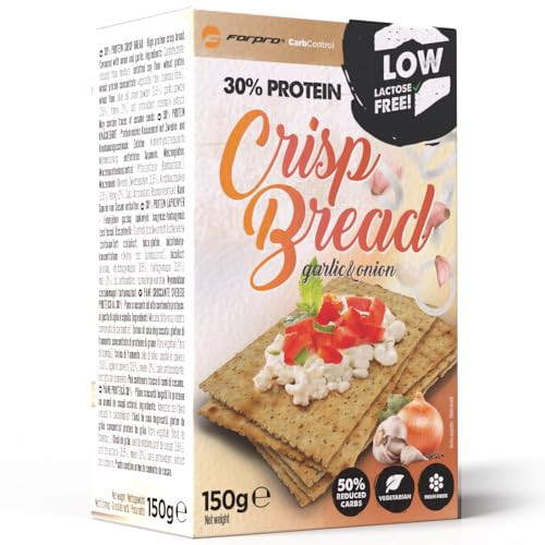 Protein Crisp Bread - Garlic & Onion 6 Packung