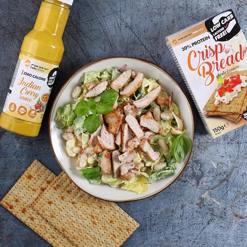 Protein Crisp Bread - Garlic & Onion 6 Packung