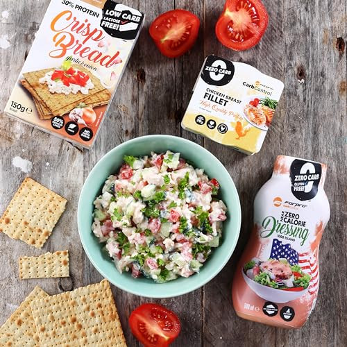 Protein Crisp Bread - Garlic & Onion 6 Packung