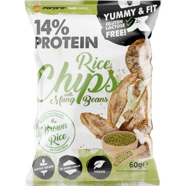 Protein Rice Chips with Mung Beans