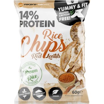 Protein Rice Chips with Red Lentil